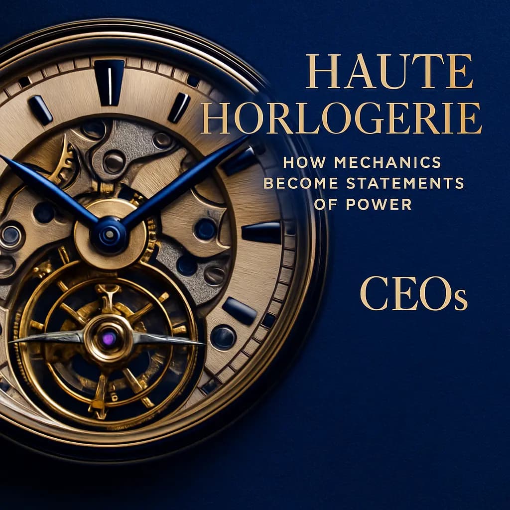 Haute Horlogerie: How Mechanics Become Statements of Power